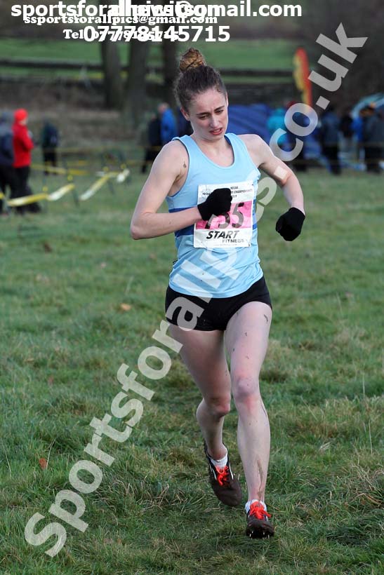 Senior womens cross country, 2019 North Eastern Cross Country Champs., Alnwick, Northumberland.  Photo: David T. Hewitson/Sports for All Pics